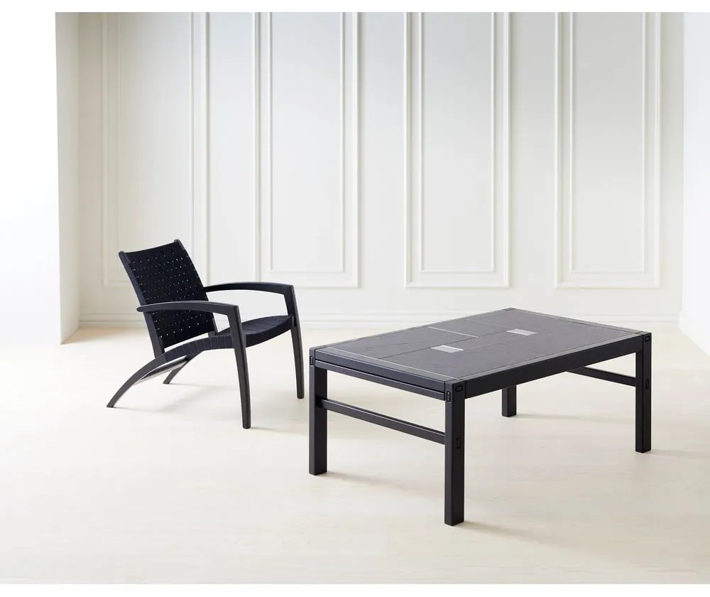 Luna fekete tölgyfa fotel - Findhal by Hammel