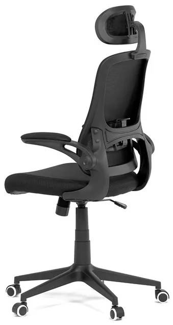 Fekete Hálós Irodai Szék, Hinta Mechanikával. KA-Q842 BK