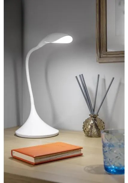 Lámpa Asztali HALLEY 8 W, 500 lm, AC220-240V, 4000K, 3-srep dimming ,PF>0,5, Ra>80, fehér