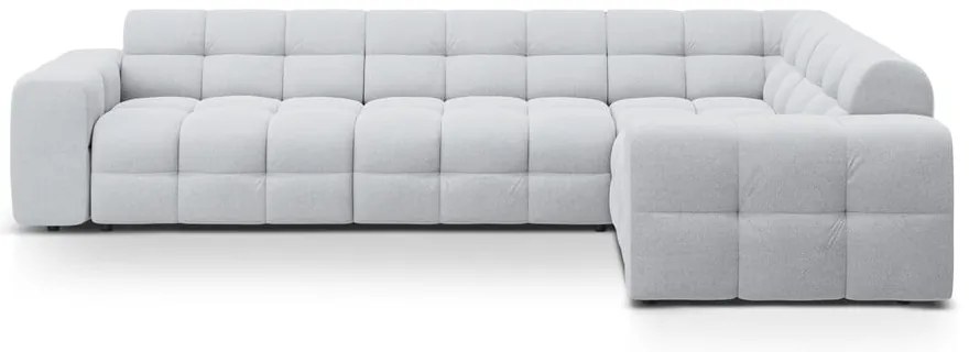 Világosszürke sarokkanapé (jobb oldali-L alakú) Kendal – Micadoni