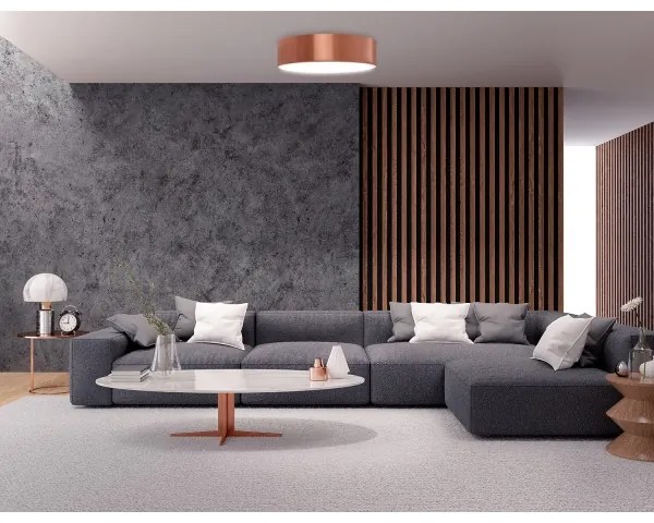 Fürdőszobai mennyezeti lámpa CLEO 3xE27/24W/230V átmérő 40 cm réz IP54