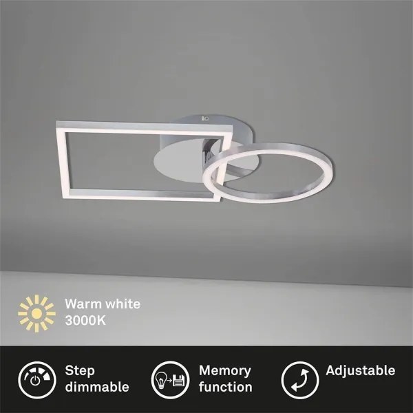 Briloner 3114-018 - LED Dimmelhető mennyezeti lámpa FRAME LED/19,6W/230V 3000K