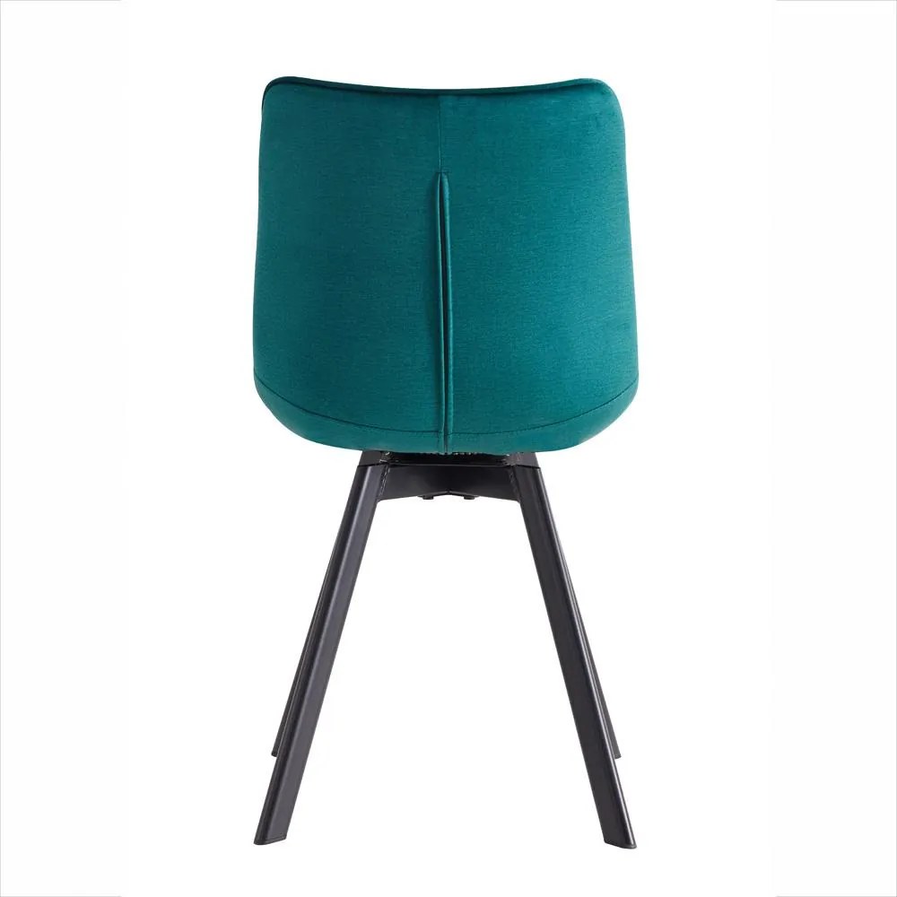 AVENBERG NOLA Étkezőszék szett - 4 db, türkizkék