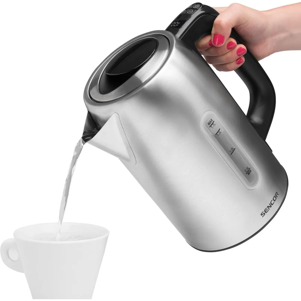 Sencor SWK 1760BK vízforraló termoszzsákkal, 1,7l, fekete