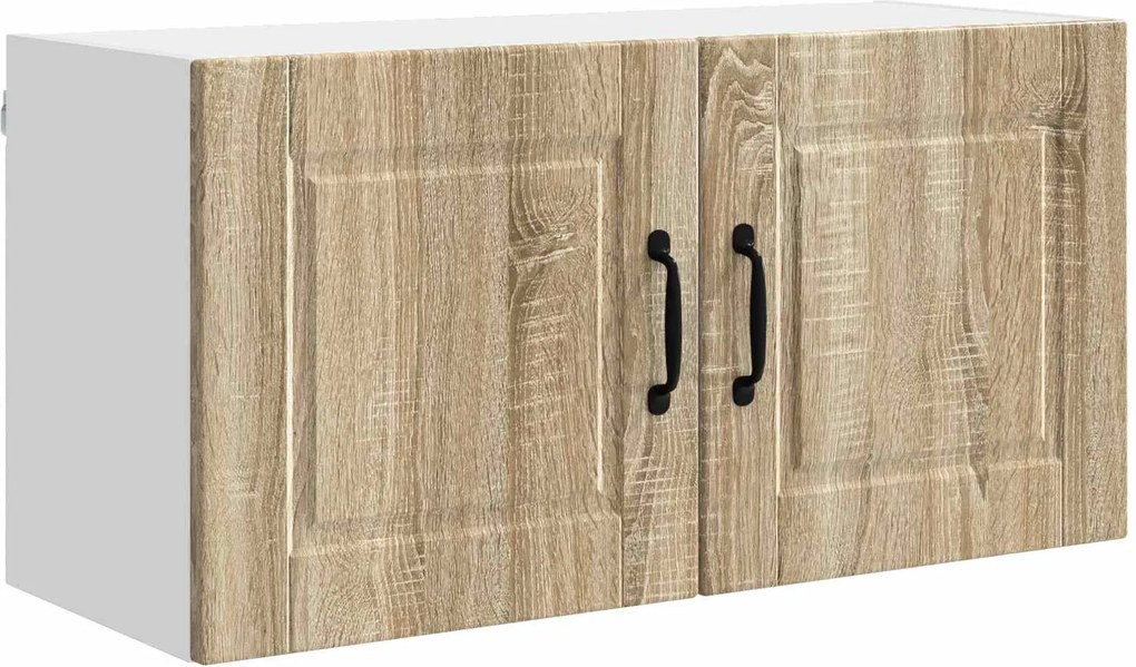 vidaXL Konyhaszekrény polcokkal Sonoma tölgy 80 x 31 x 40 cm Faanyag