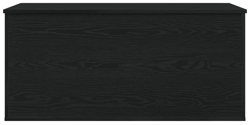 Tárolódoboz Fedéllel Fekete Tölgy 100x42x46 cm Mérnöki Fa