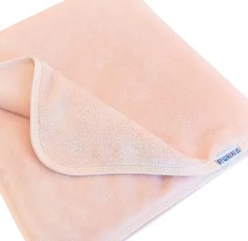 Barack színű dupla rétegű babatakaró – meleg fleece