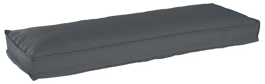 Raklap párna készlet 2 pcs Antracit 120 x 40 x 8 cm