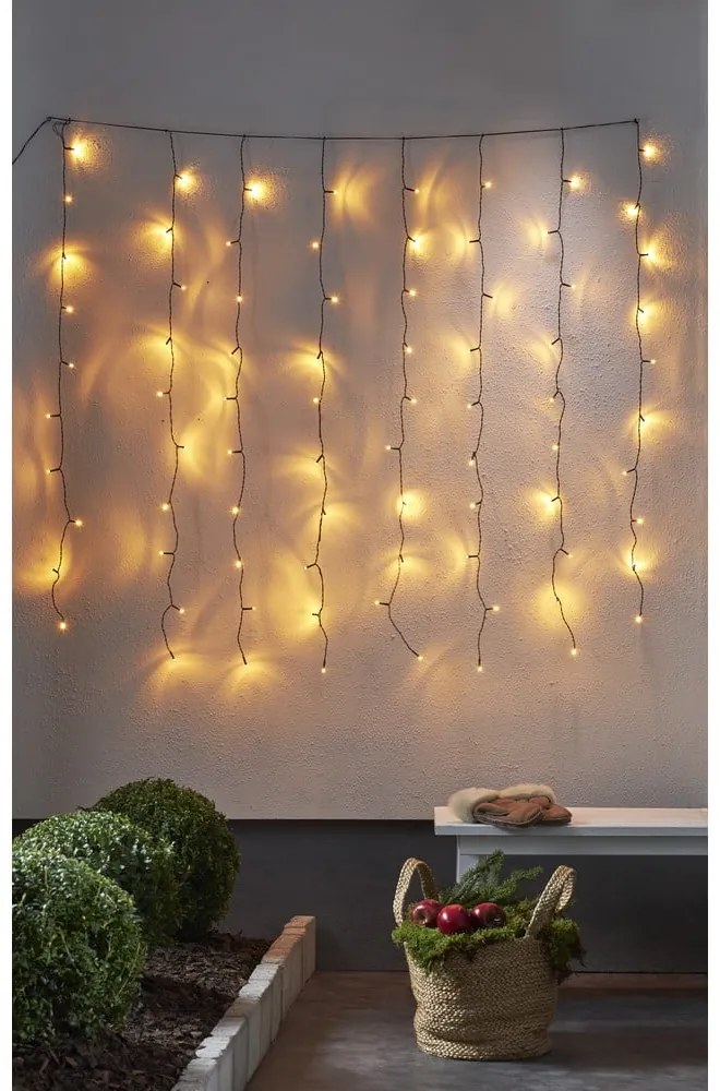 Curtain kültéri LED fényfüzér, hosszúság 1,3 m - Star Trading