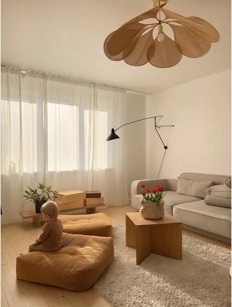 Világosbarna puff More – Karup Design