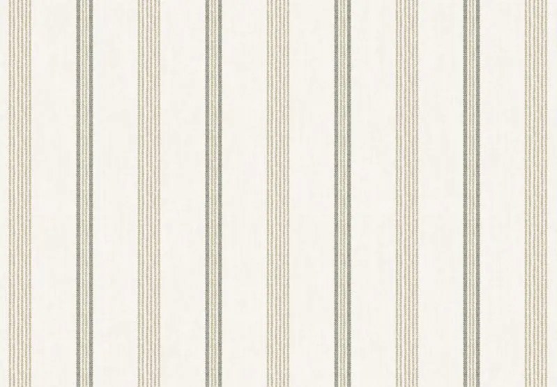 Parato Cristiana Masi Top Stripes Linen bézs-zöld csíkos vlies tapéta – 38427