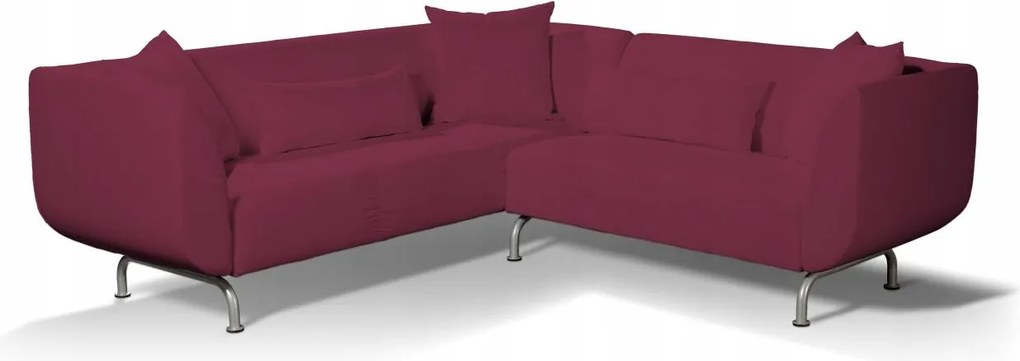 Dekoria 3+2 Strömstad Ikea sarokkanapé huzat rózsaszín
