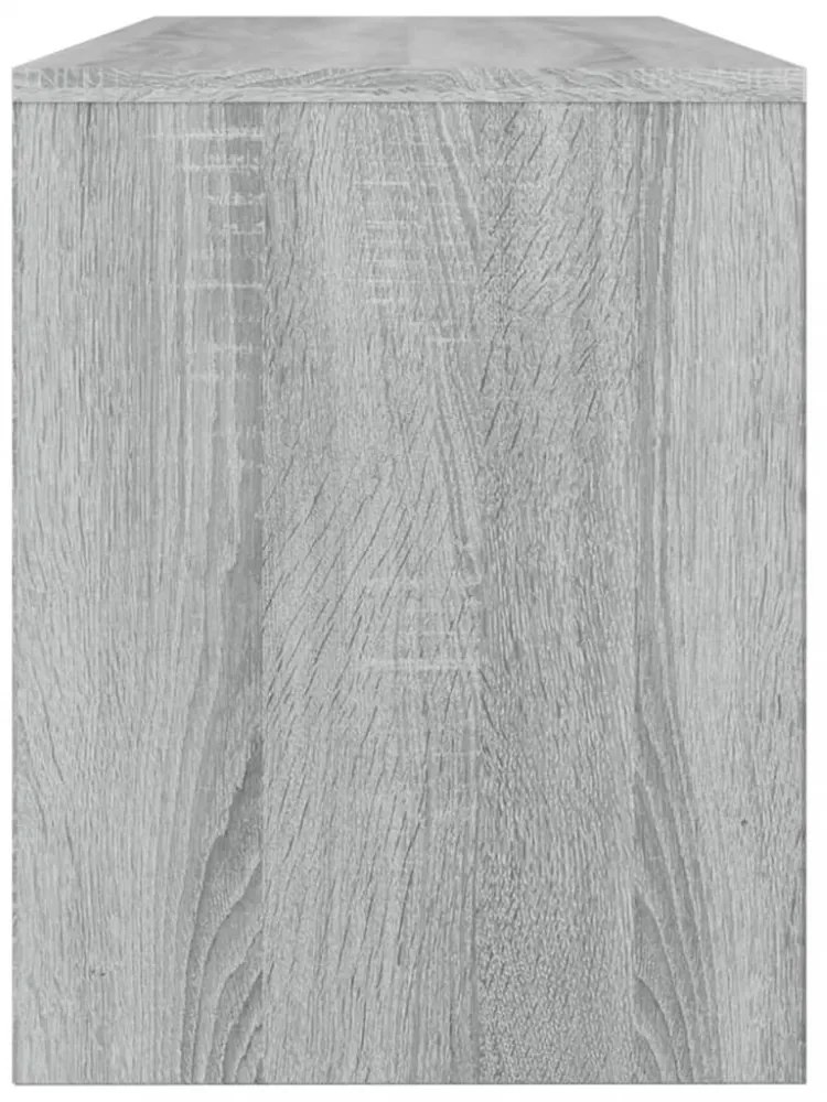 szürke sonoma színű szerelt fa fésülködőszék 70 x 35 x 45 cm