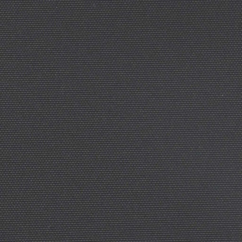 Fekete behúzható oldalsó napellenző 120 x 500 cm
