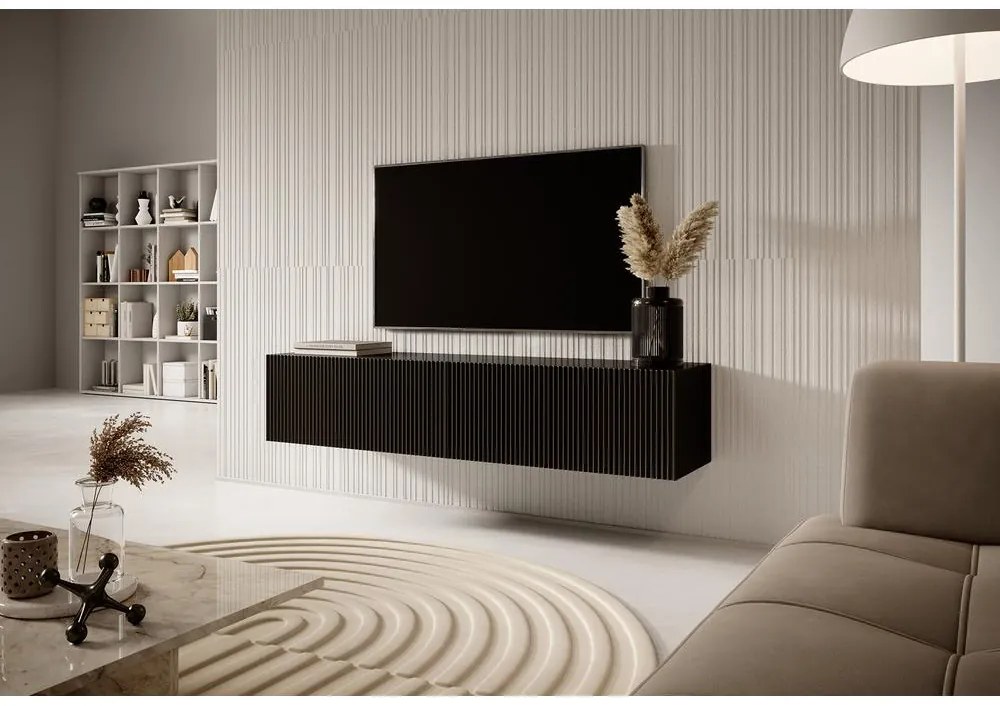 Tv szekrény/asztal Vertigo 140 (fekete). 1098801