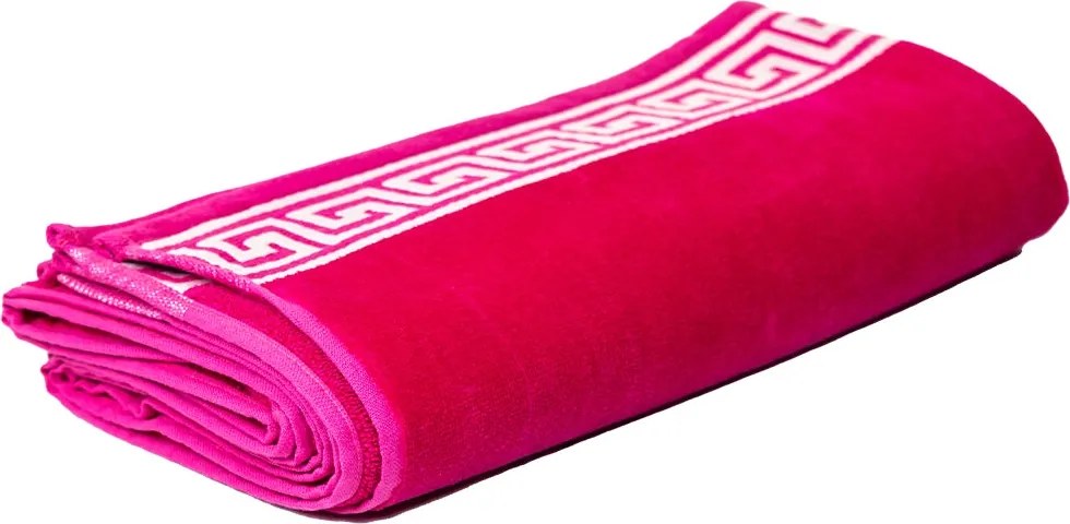 POSEIDON Strandtörölköző magenta 165x90cm