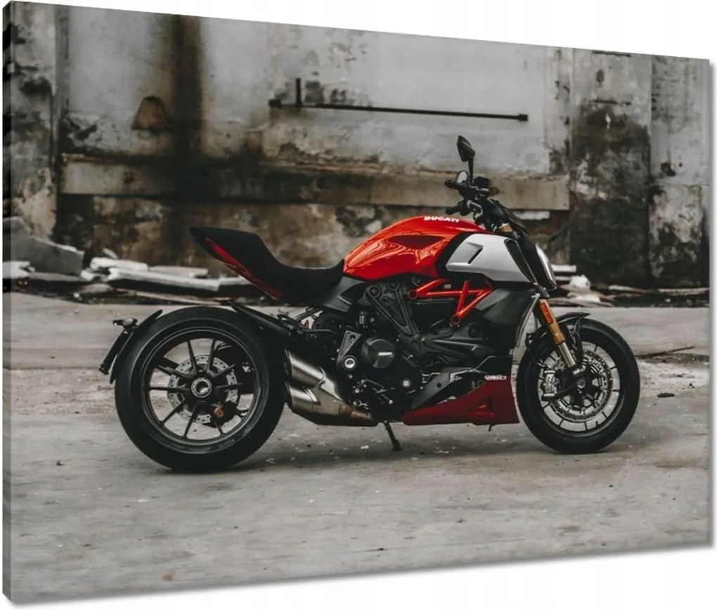 Vászonkép 80x60 Piros Ducati Motorkerékpár