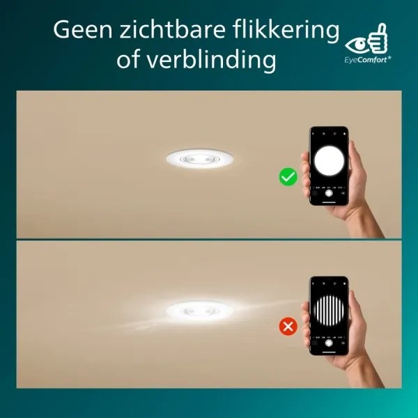 Philips - 3 darabos szett dimmelhető beépíthető mennyezeti lámpatest CILANTRO LED/5W/230V 2700K fehér