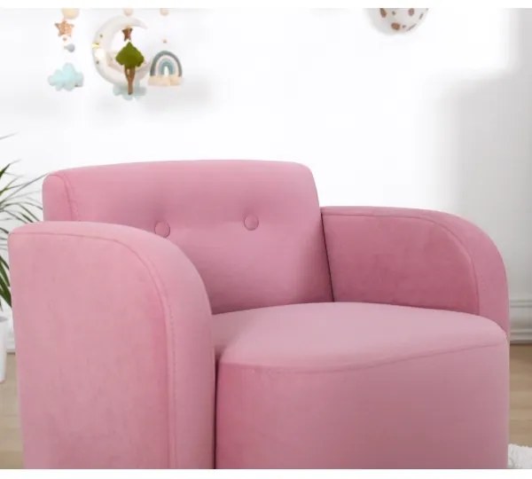 Gyerekfotel DORY, rózsaszín