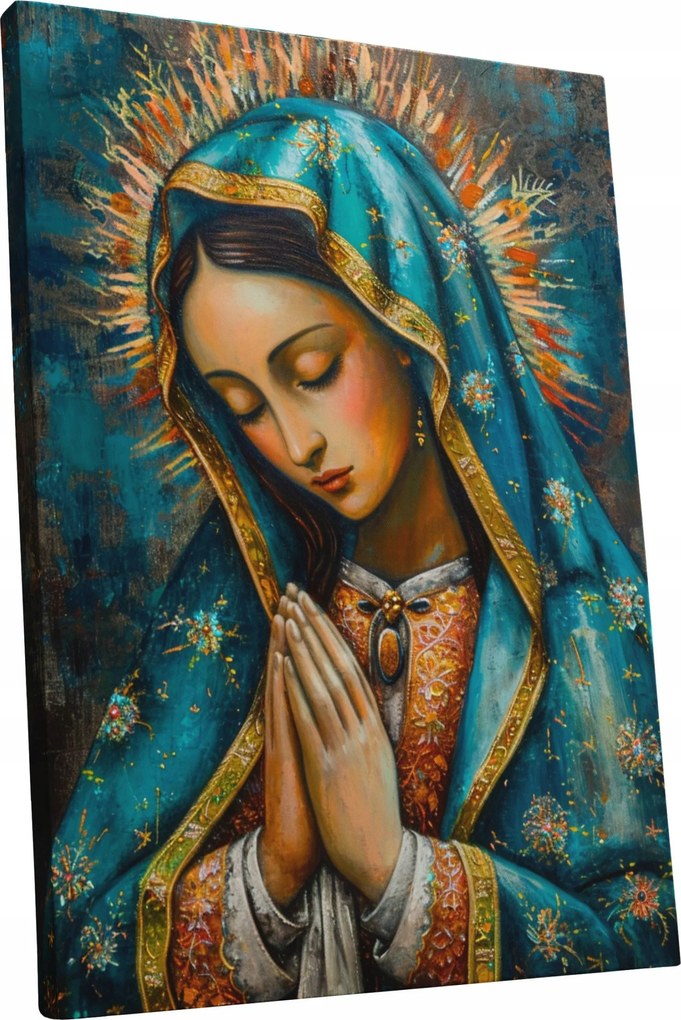 Vászonkép Divatos Szűz Mária ikon otthon nappali szoba 45x60