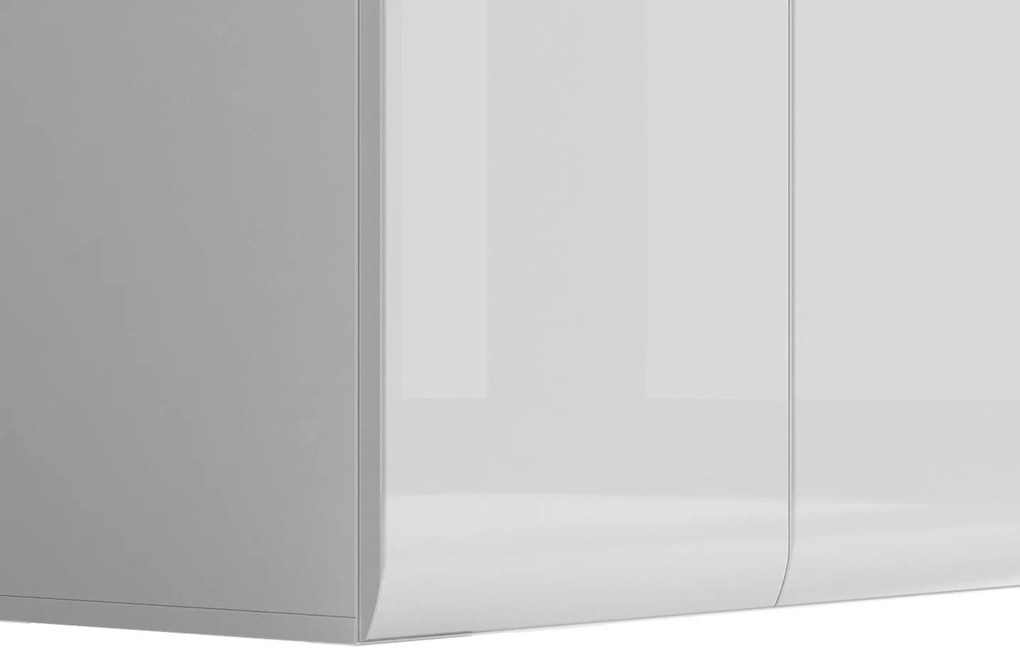 Vitrin Azteca Trio SFK1W1D/14/9 (Fehér + Fényes fehér). 1004831