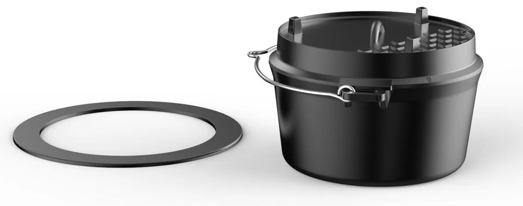 Tepro 8230 Dutch Oven Öntöttvas sütő fedővel , 6 l