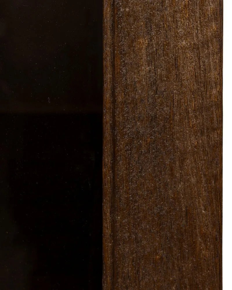 Barna mangófa tálalószekrény 40x180x40 cm Ravi – Ixia