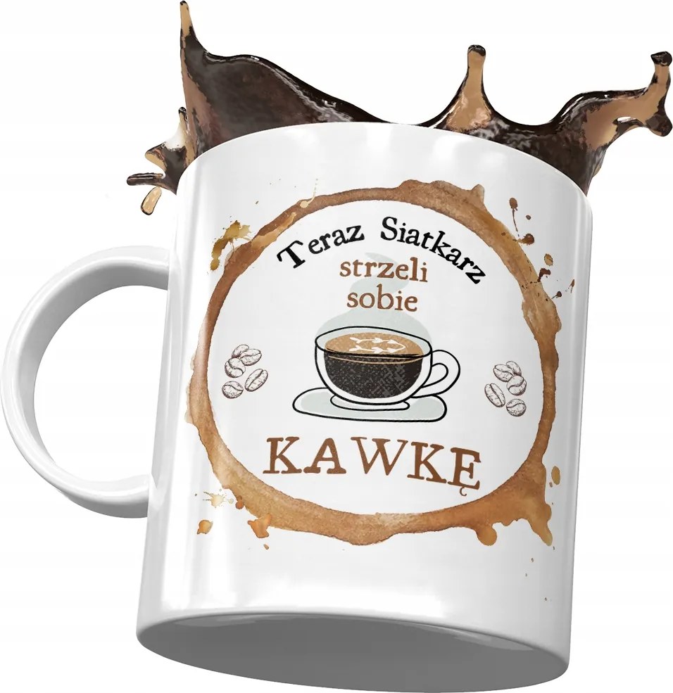 Röplabda Bögre Röplabda Lövöldözős Kávé Nyomtatott Fotóval