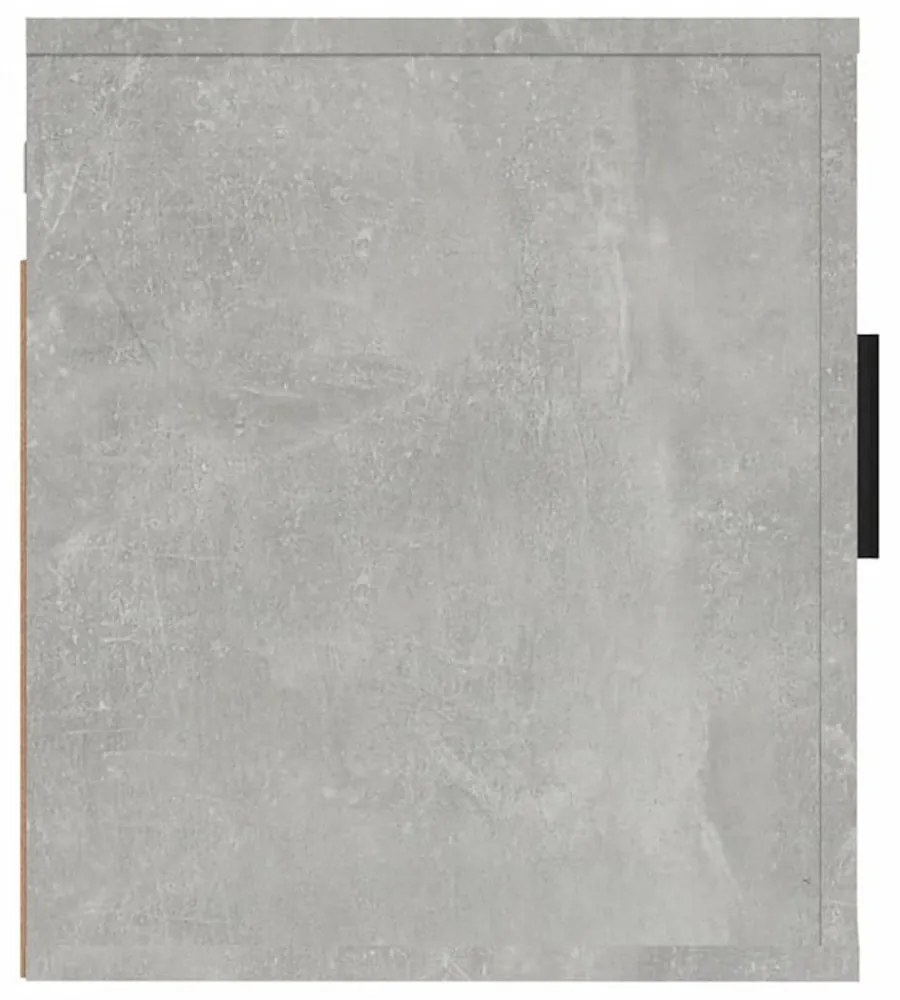 2 db betonszürke fali TV-szekrény 40x34,5x40 cm