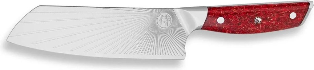 Santoku kés 185 Dellinger Sandvik Nortern Sun Red