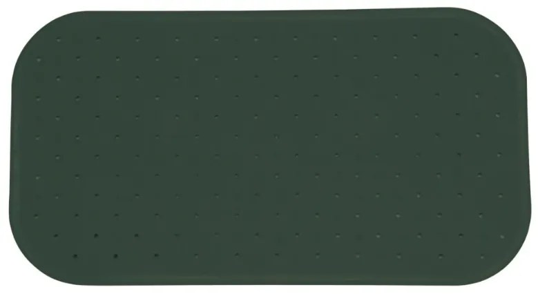 Spirella CLASS Premium csúszásgátló fürdőkádalátét, sötétzöld, 36 x 65 cm