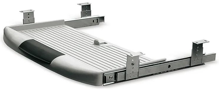 Klaviatúratartó fekete golyós sínnel