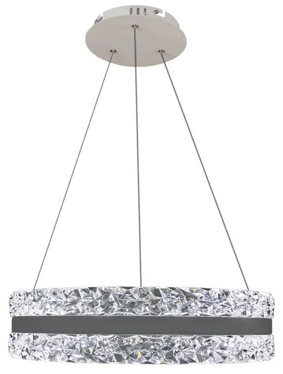 LED állítható fényerejű csillár kábellel LED/80W/230V 3000-6500K fehér + DO