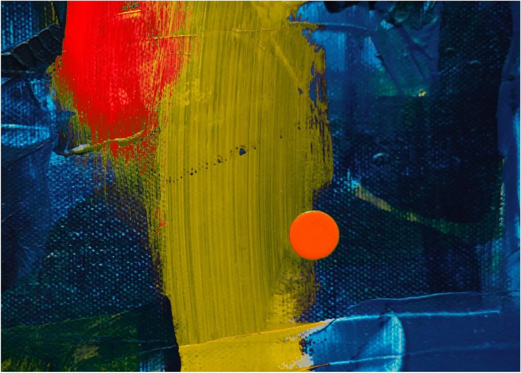 Szinek képe (üvegen) (70x50 cm)