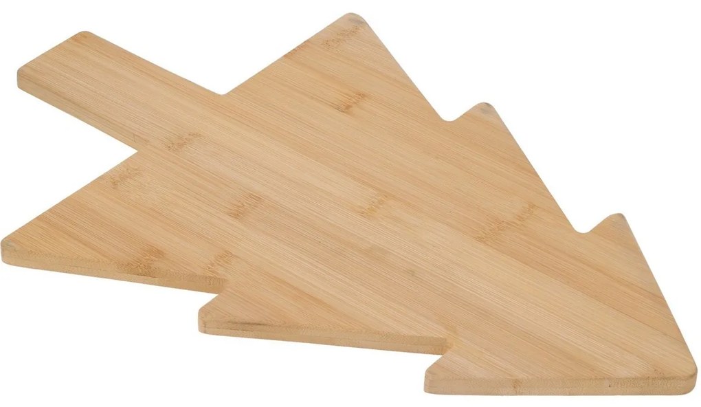 Karácsonyi bambusz tálalódeszka Fa