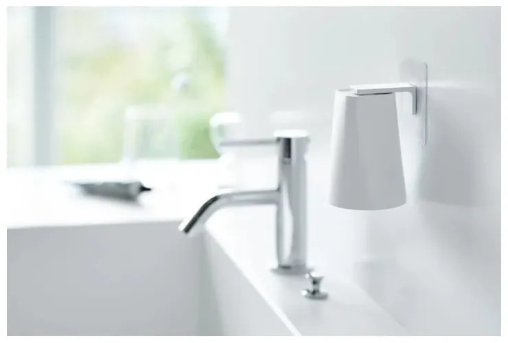 Fehér műanyag tartó pohárral Film Hook – YAMAZAKI