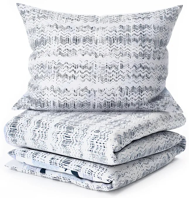 Renforcé pamut ágynemű SOBI és FENYŐK fehér Ágyneműhuzat mérete: 70 x 90 cm | 140 x 220 cm