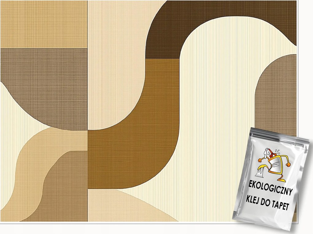 Fotótapéta Absztrakt Bézs Boho Hálószoba Nappali Tapéta Flizelina 400x280