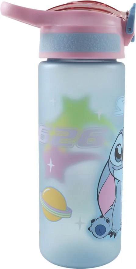 Disney Lilo és Stitch, A csillagkutya Alien 626 műanyag matt szívószálas kulacs 600 ml