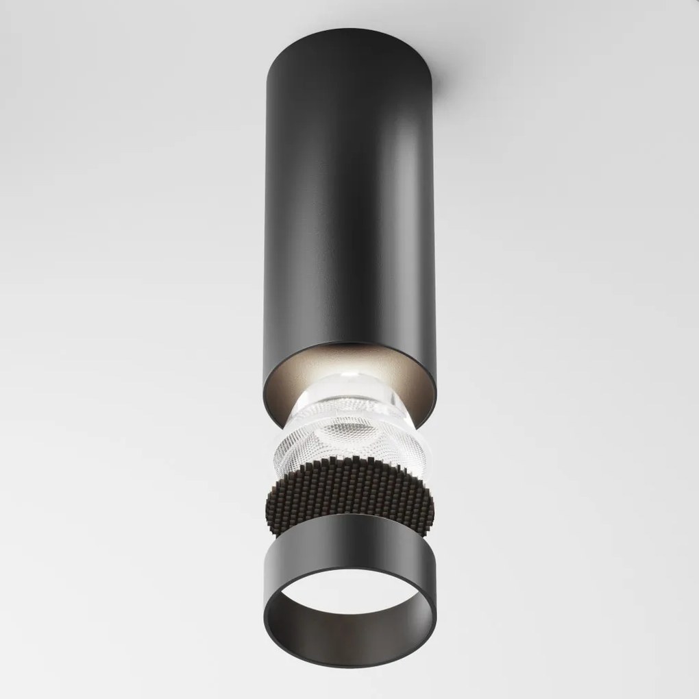MAYTONI C056CL-L12B4K-W-D-B Hengeres Mennyezeti Lámpa Fekete LED IP20
