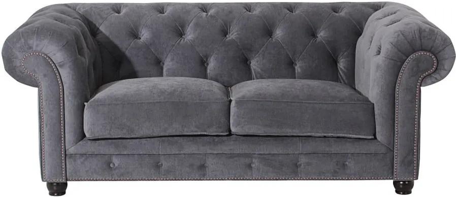 Orleans Velvet szürke kanapé, 196 cm - Max Winzer
