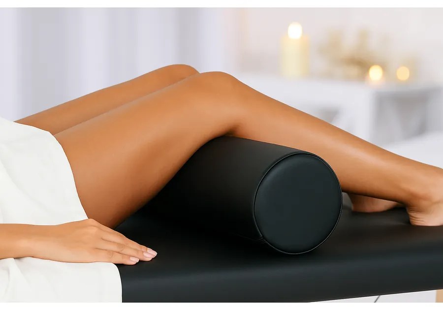 VASHOME Masszázs hengerpárna, fekete