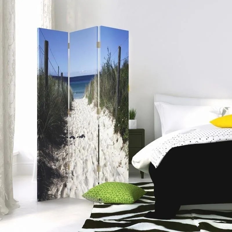 Gario Paraván Út a dunéken keresztül Méret: 110 x 170 cm, Kivitelezés: Klasszikus paraván