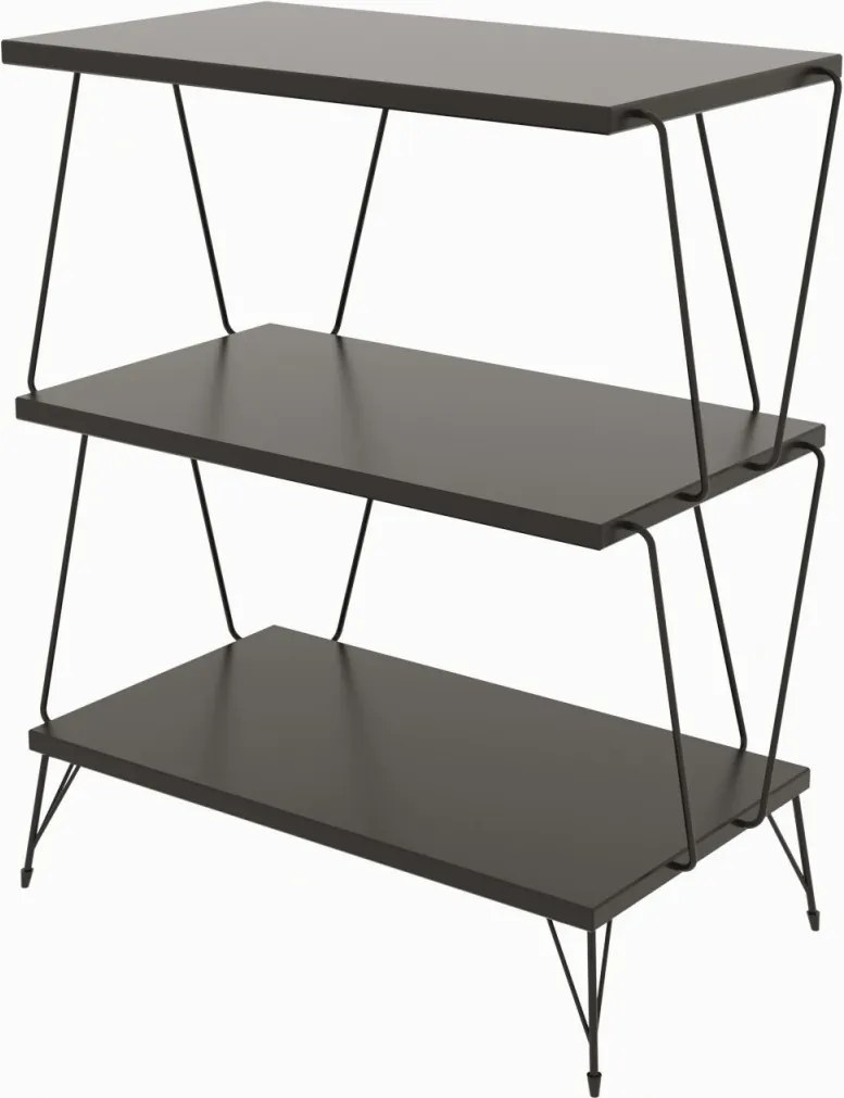 Lazandos dohányzóasztal, antracit, 46 cm