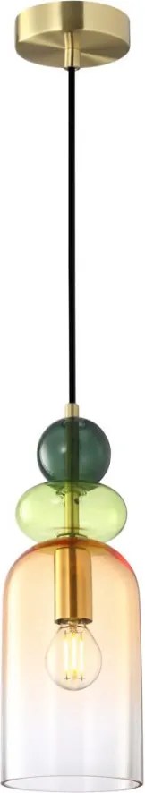 ITALUX PND-37462C-MC-GD MANSO Egyágú Függesztett Lámpa Fém E14 IP20
