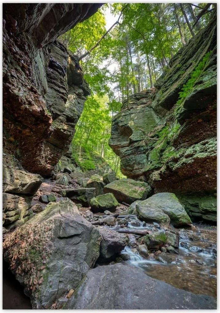 Poszterek 70x100 Hegyek Kövek Sziklák