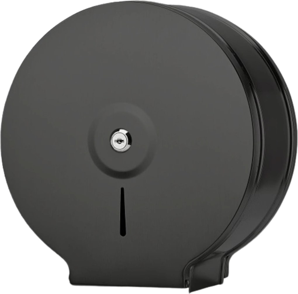 Adagoló Tartály Acél adagoló Fekete Jumbo WC-papírhoz HIGI24