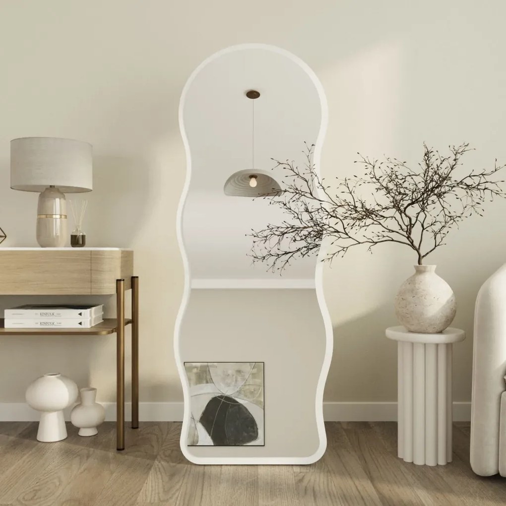 Asial tükör, fehér, 50 cm