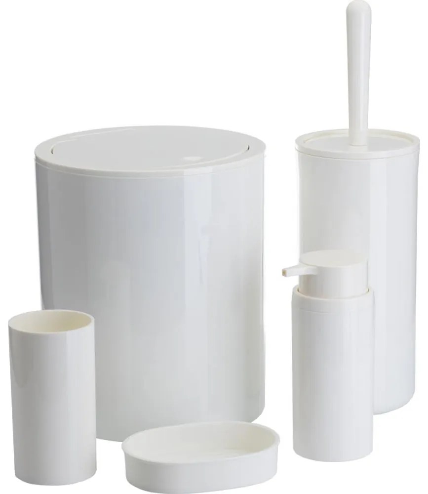 Fürdőszobai készlet CARMEN 5 db fehér