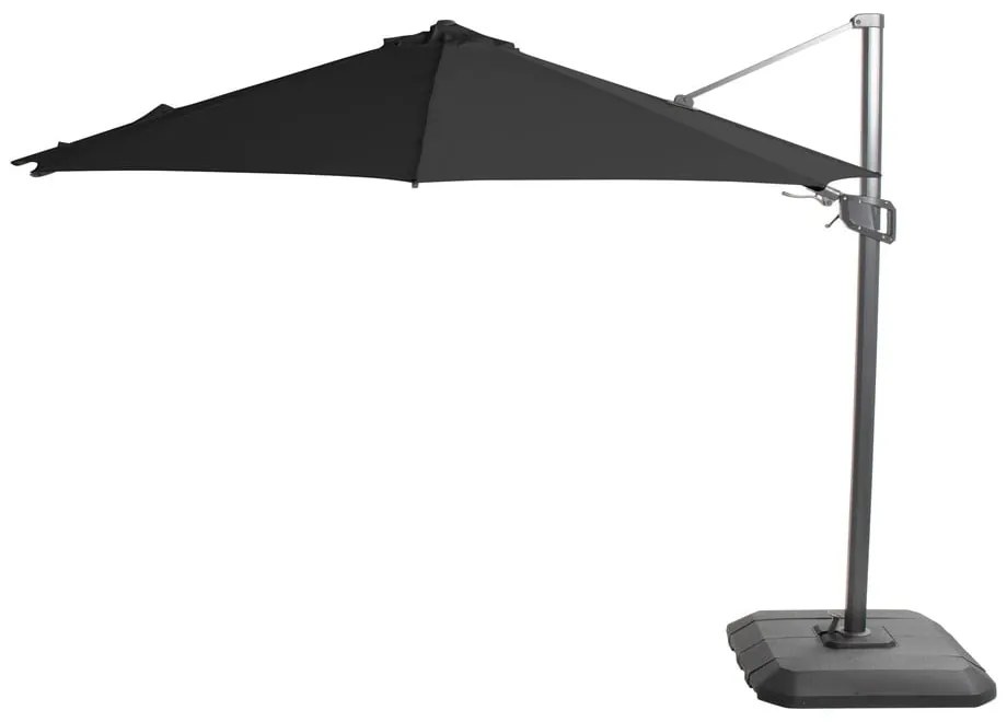 Deluxe fekete napernyő, ø 350 cm - Hartman